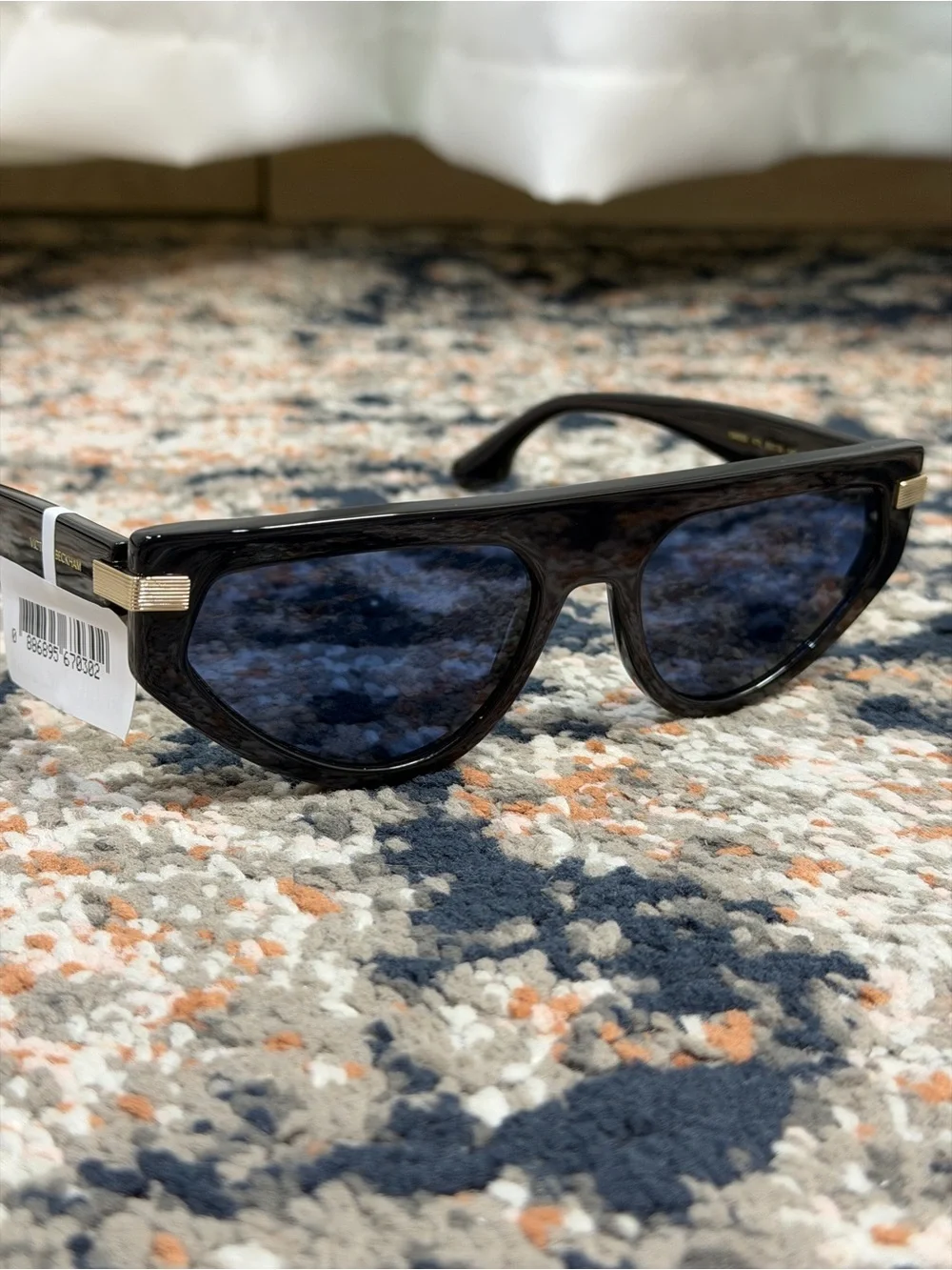 NWT Victoria Beckham ‘VB685S’ Cat Eye Sunglasses in “Metallic Midnight Blue”